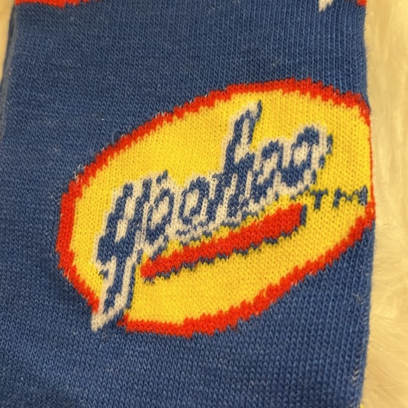 Yahoo Blue, Red, Yellow, & White Crew Socks - Picture 6 of 17